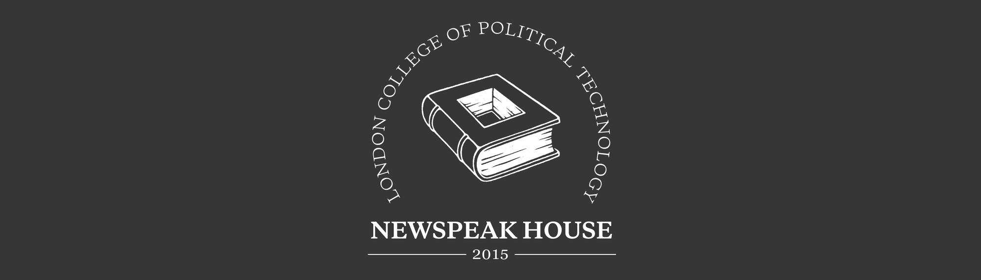 Logo for NEWSPEAK HOUSE, by the London College of Political Technical (est 2015)